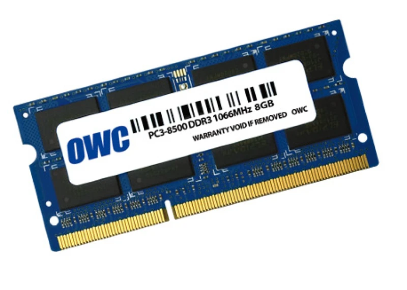 Image of OWC 8GB. PC8500. DDR3. 1066MHz memory module 1 x 8GB