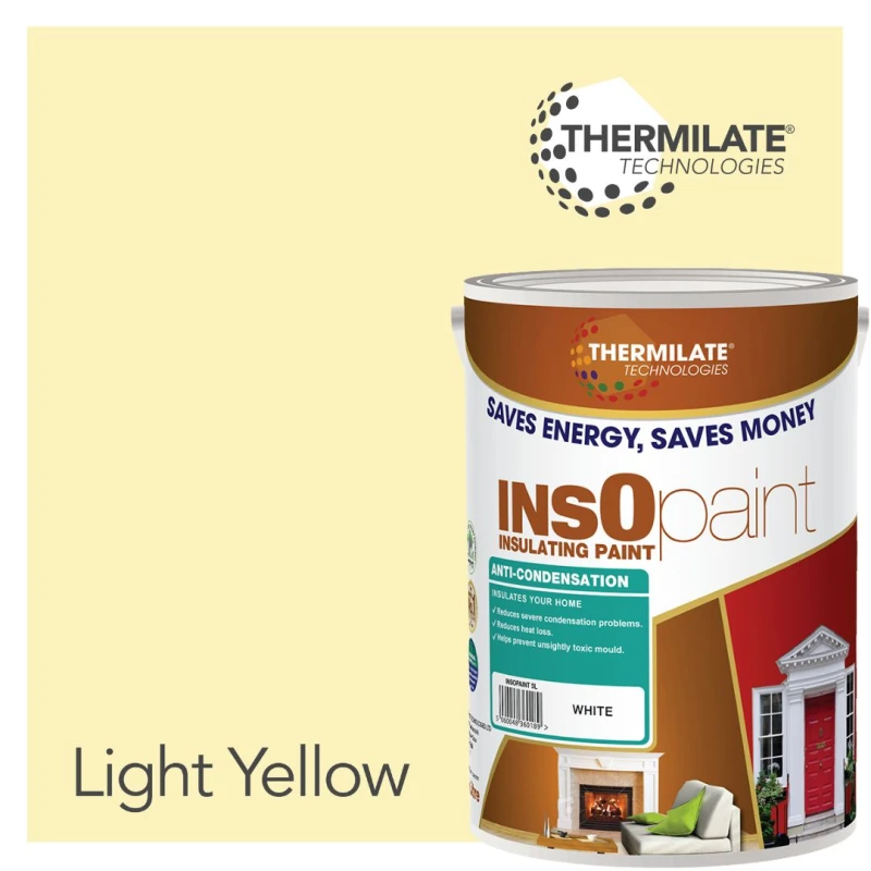 Image of THERMILATE TECHNOLOGIES Anti Condensation Paint - 5L in Light Yellow Light Yellow Unisex 5L