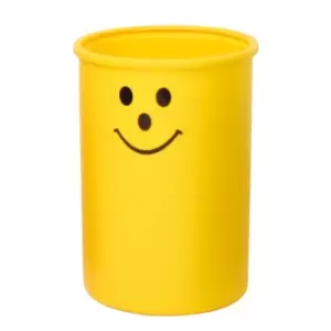 Image of "Smiley" Lunar Bins, Blue, 95 litre capacity, polyethylene indoor litter bin