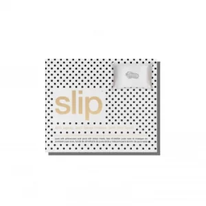 Image of Slip White Queen Pillowcase and Polka Dot Sleep Mask Gift Set