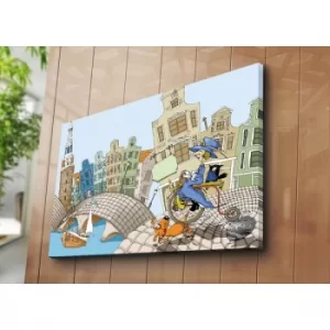 Image of 70100C-062 Multicolor Decorative Canvas Painting