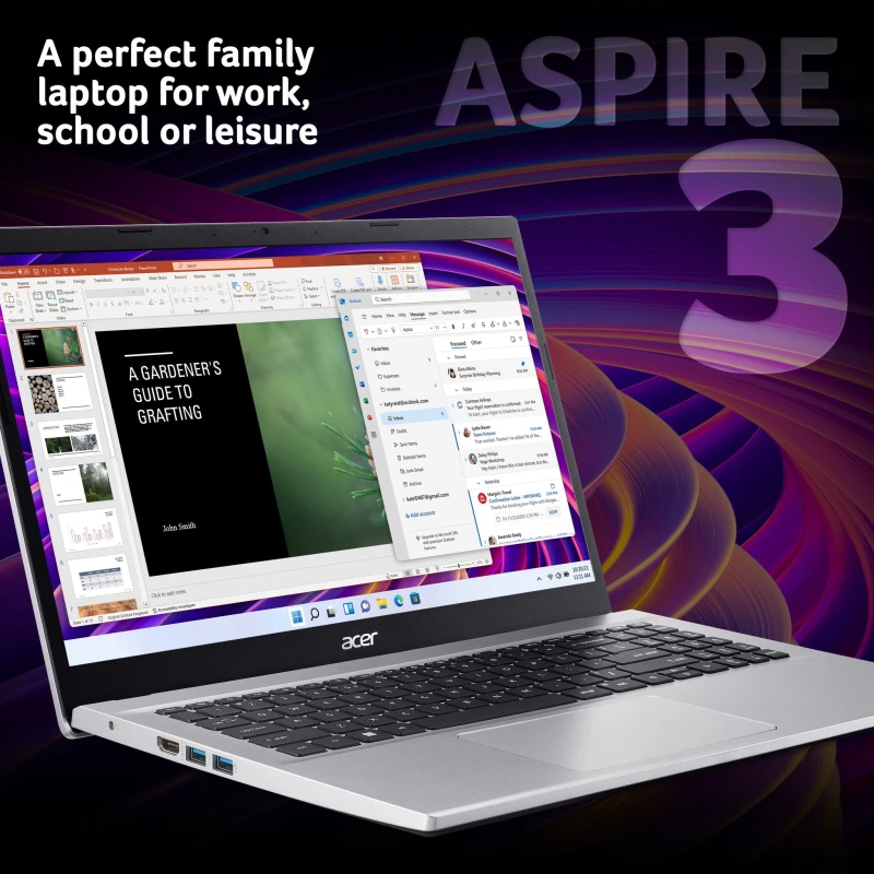 Image of Acer Aspire 3 15.6" Laptop - Intel Core i5, 512GB SSD, Silver/Grey 4711121731747