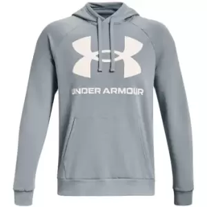 Image of Under Armour Armour Fleeced Logo Hoodie Mens - Blue