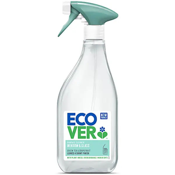 Image of Ecover Window & Glass Cleaner Spray Green Tea & Grapefruit 500ml