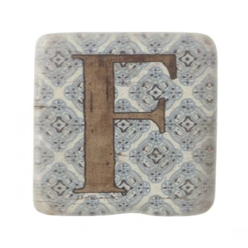 Image of Letter F Coasters By Heaven Sends