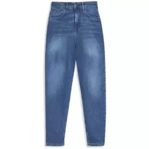 Image of Ted Baker Oliwia Barrel Leg Jeans - Blue