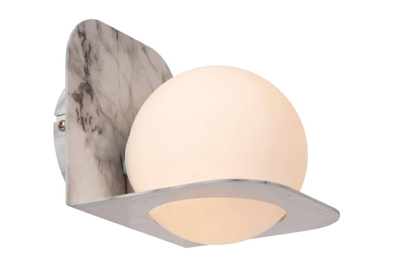 Image of Netlighting Lucide DAVY Wall light Bathroom 1xG9 IP44 Black in Grey Grey Unisex