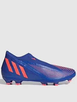Image of adidas Predator Laceless 20.3 Firm Ground Football Boots - Blue Size 9, Men