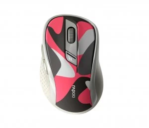 Image of Rapoo M500 Silent Multi-Mode Wireless Mouse - Red