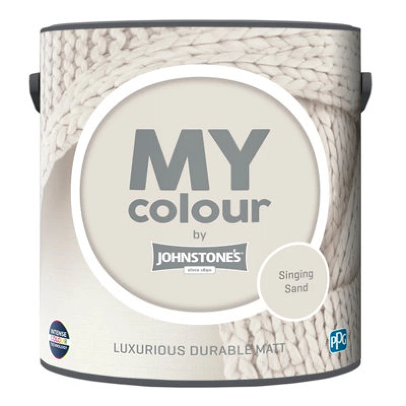 Image of Johnstone's My Colour Durable Matt Paint Singing Sand - 2.5L
