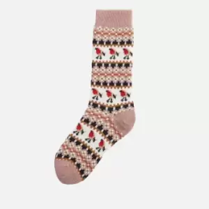 Image of Barbour Terrier Fairisle Knit Socks - L