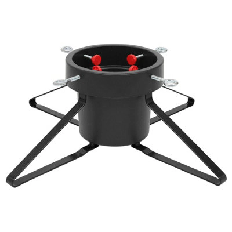 Image of Harbour Housewares Classic Real Christmas Tree Stand - 5.5" - Black