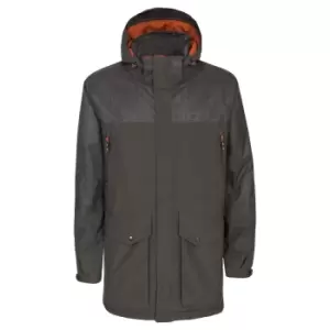 Image of Trespass Mens Larken Waterproof DLX Jacket (S) (Peat)