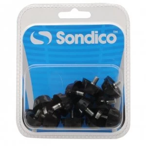 Image of Sondico Rubber Football Studs - Black