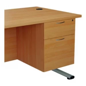 Image of Jemini 655 Fixed Pedestal 2 Drawer Beech KF74411