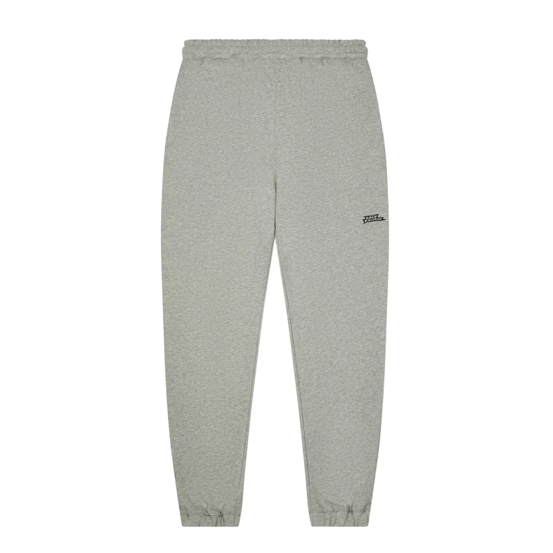 Image of No Fear Mens Cuffed Jogging Bottoms Grey Marl male S
