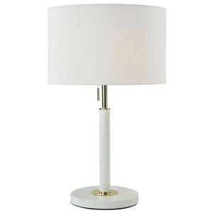 Image of Village At Home Madaline Table Lamp - Gold/Ivory