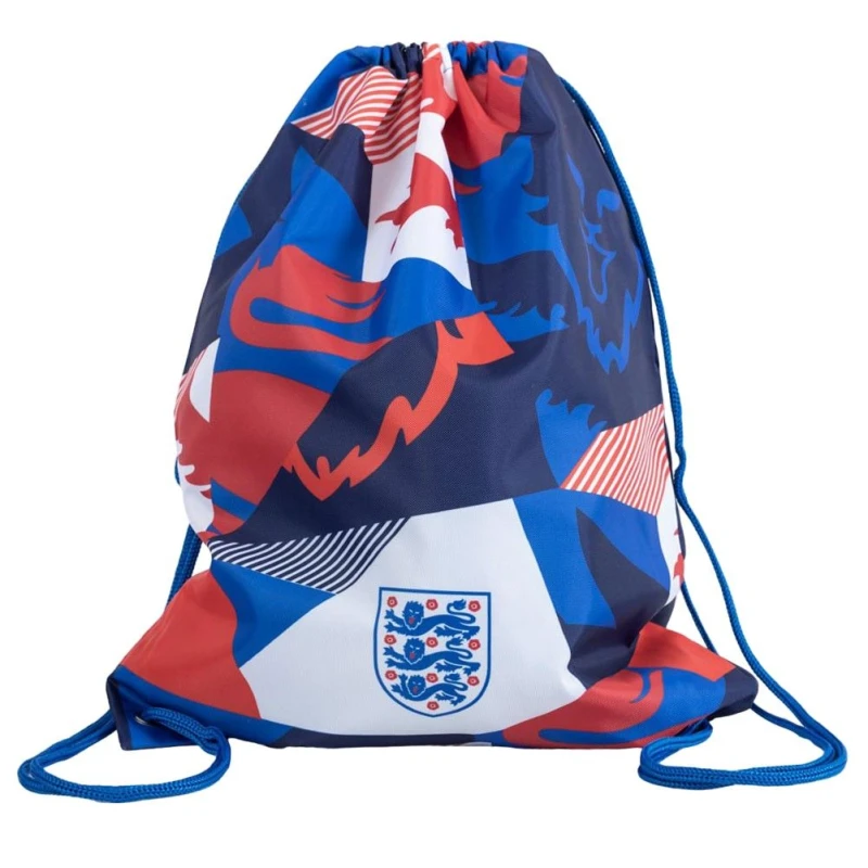 Image of England FA Mens Patch Drawstring Bag in Bright Blue Bright Blue Male