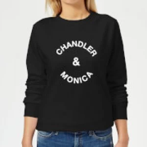 Image of Chandler & Monica Womens Sweatshirt - Black - 5XL