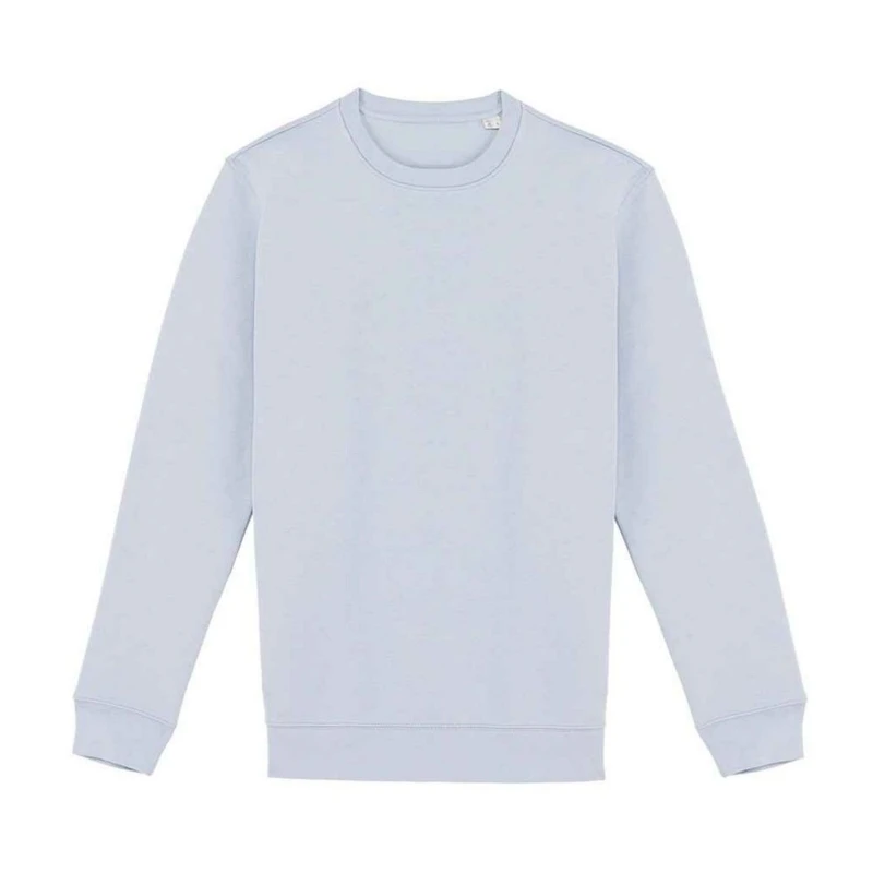 Image of Native Spirit Mens Crew Neck Sweatshirt in Aqua Size: XS Aqua Male XS