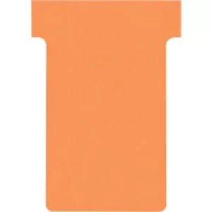 Image of Nobo Size 2 T-Cards Orange Pack of 100