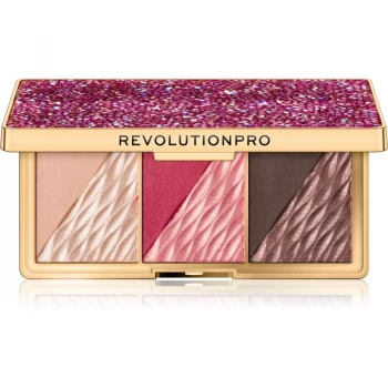 Image of Revolution Pro Crystal Luxe Dimention Palette Berry Flush