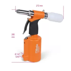 Image of Beta Tools 1946T Air Riveter With Rivet Size Identification System 019460021