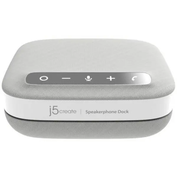 Image of j5create j5create JCDS335-N Conference room loudspeaker USB-C , USB 3.2 1st Gen (USB 3.0), HDMI , RJ45, Bluetooth Grey, White JCDS335