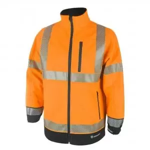 Image of Beeswift High Visibility Two Tone Softshell Orange Black M