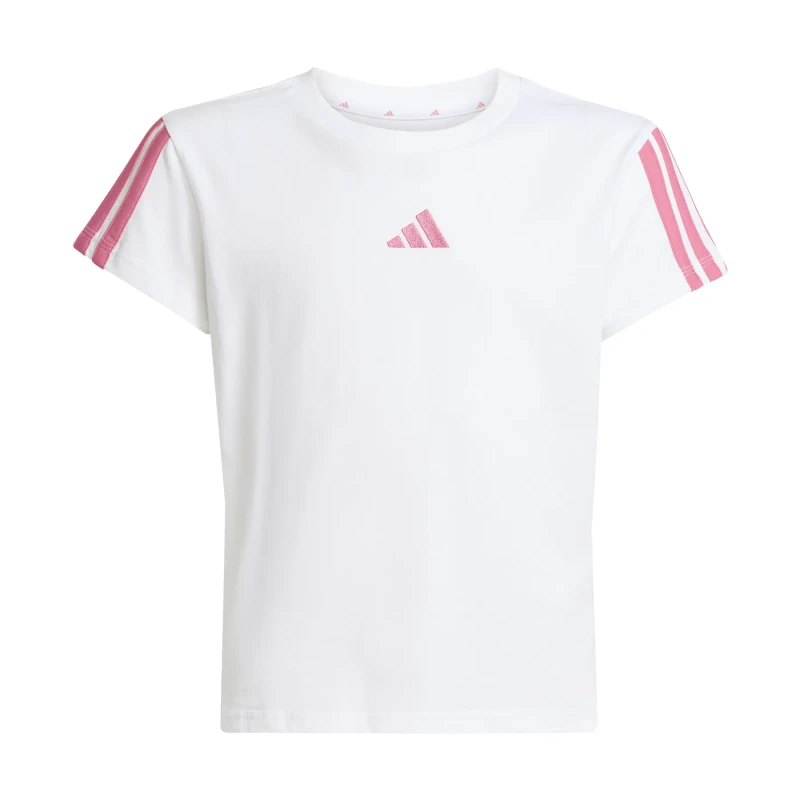 Image of Adidas Girl's T-Shirt adidas Essentials Blanc Female 9/10 years