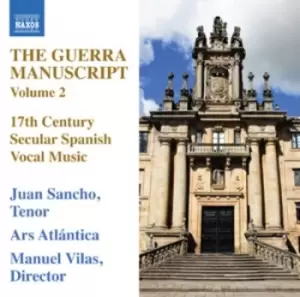 Image of Juan Hidalgo - The Guerra Manuscript: 17th Century Secular Spanish Vocal Music - Volume 2 CD Album - Used