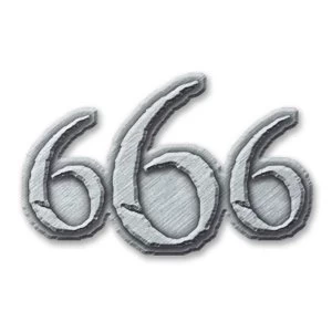 Image of Generic - 666 Pin Badge