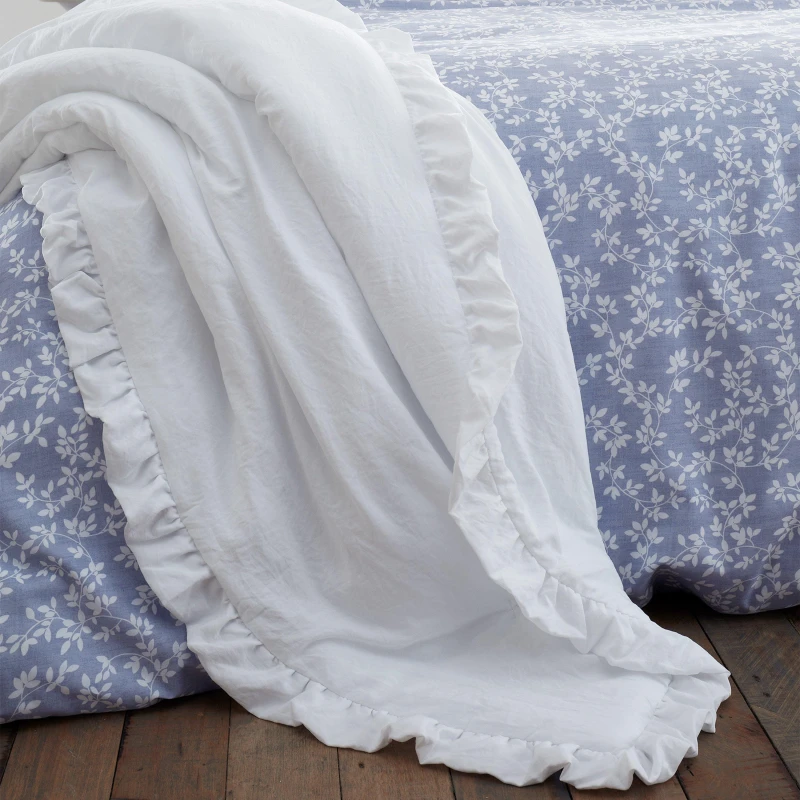 Image of Soft Washed Frill Bedspread