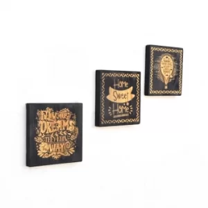 Image of LAZ092 Multicolor Decorative Wooden Wall Accessory