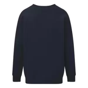 Image of SG Kids/Childrens Crew Neck Sweatshirt Top (Pack of 2) (11-12) (Navy Blue)