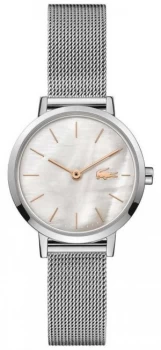 Image of Lacoste Womens Moon Stainless Steel Mesh Mother Of Watch