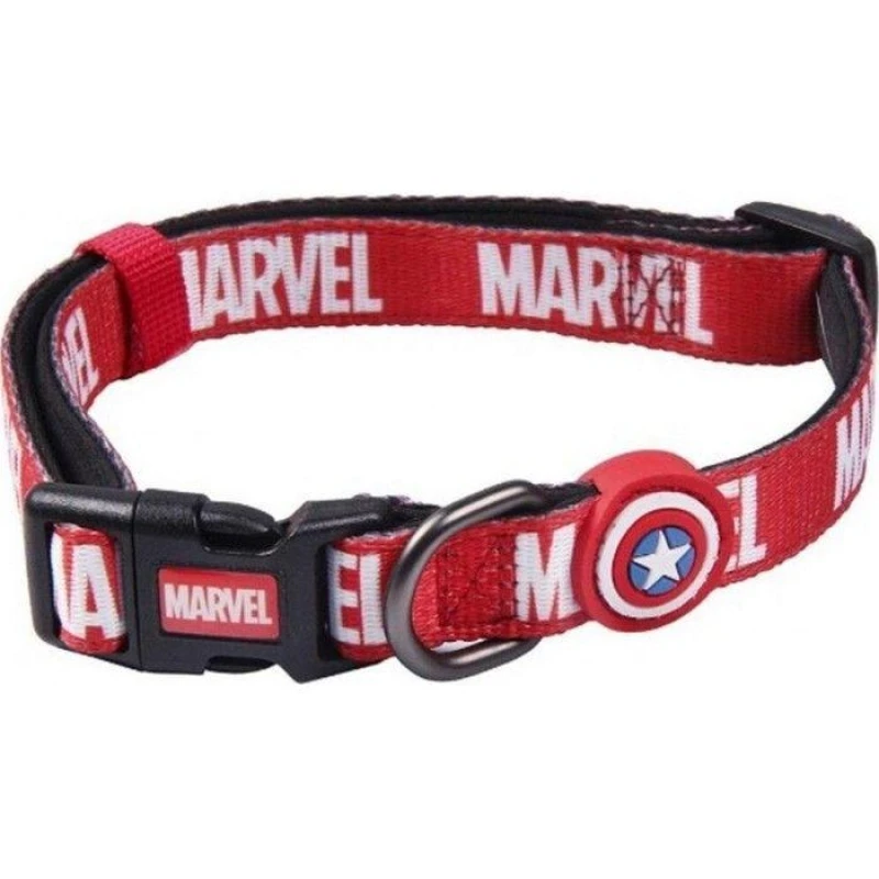 Image of Marvel Dog Collar - NC - Marvel - Red - Size S/M - Pet Accessories S0737593