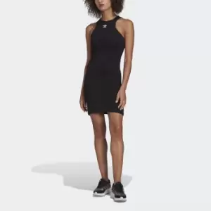 Image of Adicolor Racerback Bodycon Dress in Ribbed Cotton