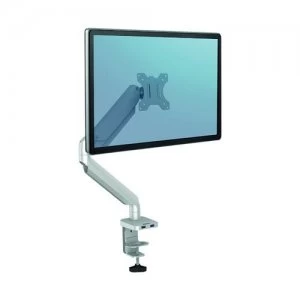 Image of Fellowes Platinum Series Single Monitor Arm Silver 8056401
