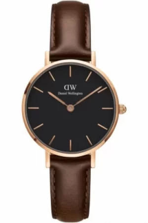 Image of Ladies Daniel Wellington Classic Petite 28 Bristol Black Watch DW00100221