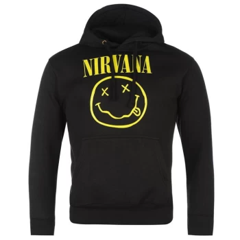 Image of Official Nirvana Hoodie Mens - Black