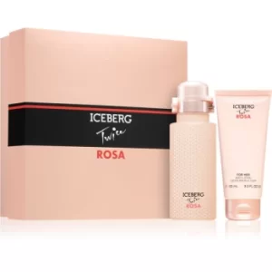 Image of Iceberg Twice Rosa Gift Set 125ml Eau de Toilette + 100ml Body Lotion