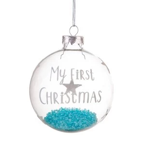 Image of Sass & Belle Baby Boy First Christmas Bauble