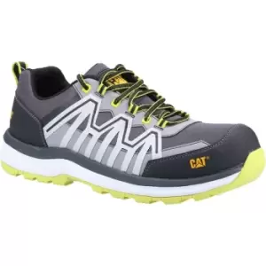 Image of Caterpillar - Unisex Adult Charge Leather Safety Trainers (12 UK) (Lime Green/Black/White) - Lime Green/Black/White