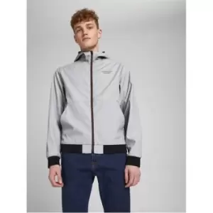 Image of JACK & JONES Hooded Jacket Men Grey