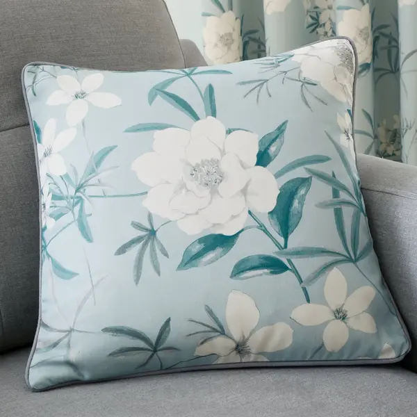 Image of Eve Cushion Duck Egg (Blue)