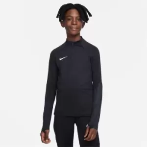 Image of Nike Nk Strk Dril Top K Br - Black