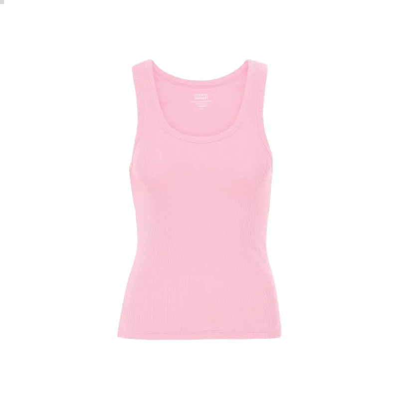 Image of Colorful Standard Womens ribbed tank top Colorful Standard Organic flamingo pink Rose Female L
