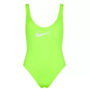 Image of Nike Scoop Back One Piece Swimsuit Womens - Green