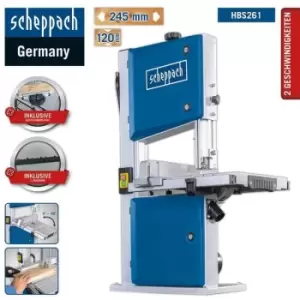 Image of 230V BAND SAW 250mm 500W SCHEPPACH HBS261